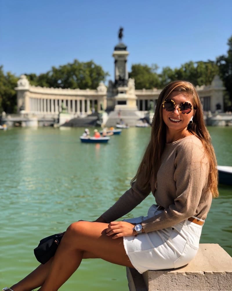 Ecem by the lake in Retiro Park, Madrid