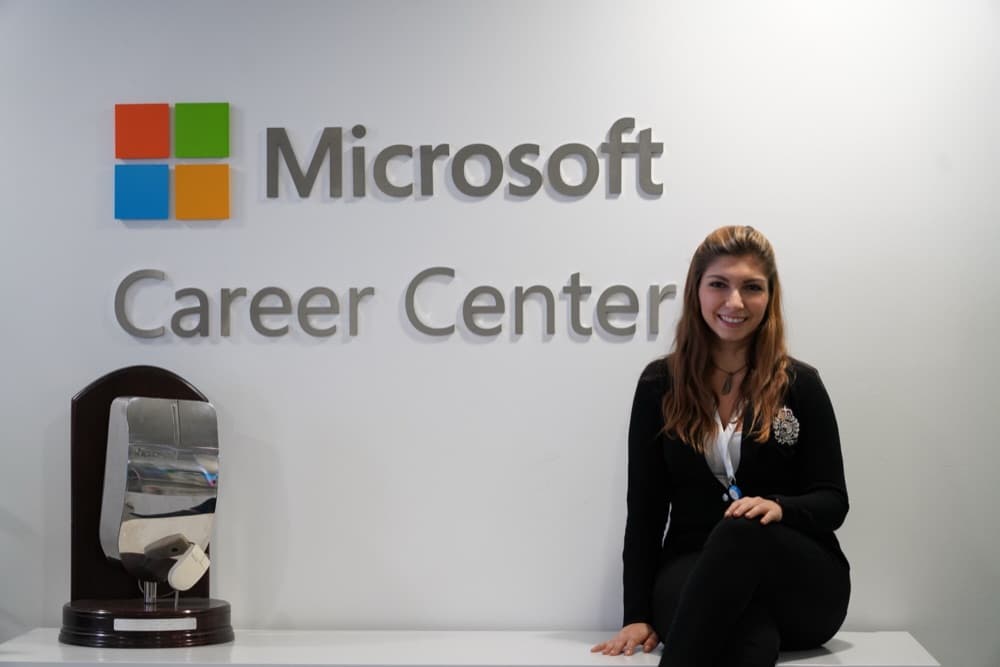 Ecem at the Microsoft Career Center